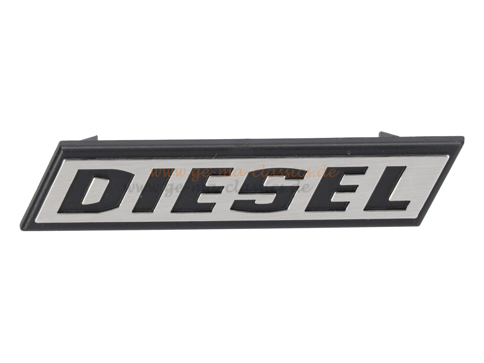 Schriftzug "Diesel" Kühlergrill Emblem für VW Golf 1 Golf Cabrio und Caddy