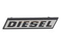 Schriftzug "Diesel" Kühlergrill Emblem für VW Golf 1 Golf Cabrio und Caddy