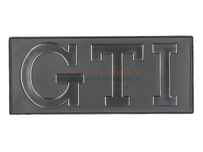 &quot;GTI&quot; Schriftzug Emblem K&uuml;hlergrill VW...