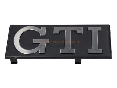 &quot;GTI&quot; Schriftzug Emblem K&uuml;hlergrill VW...