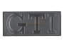 "GTI" Schriftzug Emblem Kühlergrill VW Golf 1 GTI Original VW NOS