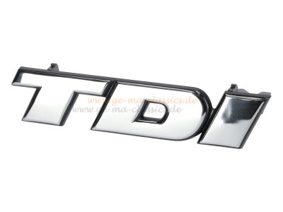 &quot;TDI&quot; Schriftzug VW Bus T4 silber Frontgrill...