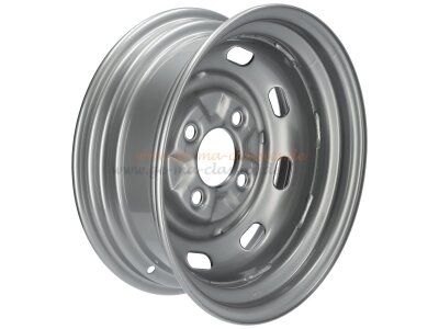 Stahlfelge silber 4x130 5.5x15 ET25 VW Käfer Karmann Typ3