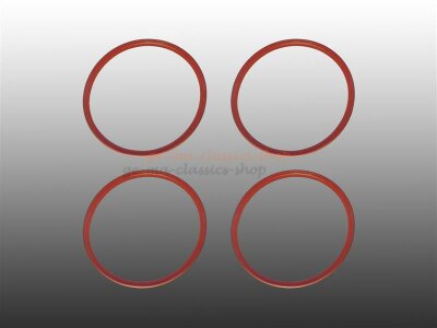 Beauty Rings Felgenzierringe für Radkappe 5-Loch Felge rot