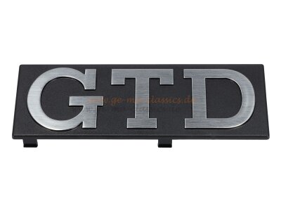 &quot;GTD&quot; Schriftzug Emblem K&uuml;hlergrill VW...