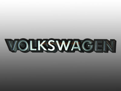 " VOLKSWAGEN " Schriftzug hinten VW  Golf 1 2...
