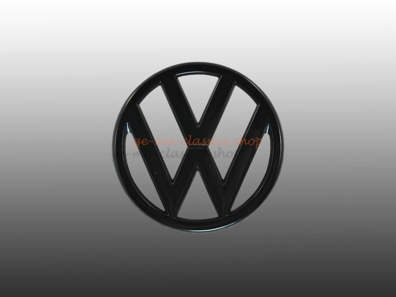 " VW " Emblem schwarz vorne für VW Bus T3 & Golf 1 Original VW