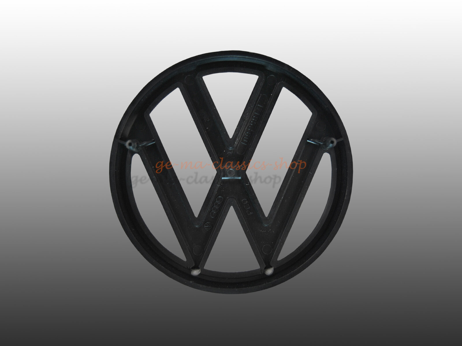 VW Emblem schwarz vorne für VW Bus T3 & Golf 1 Original VW