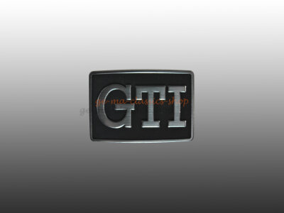 "GTI" Schriftzug seitlich Golf 2 NOS