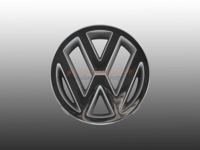 &quot;VW&quot; Emblem Zeichen 125mm Chrom vorne VW Bus T3...