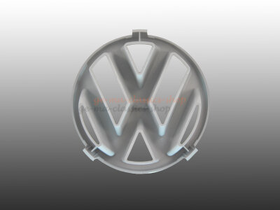 &quot;VW&quot; Emblem Zeichen 125mm Chrom vorne VW Bus T3...