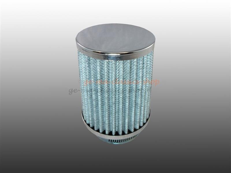 Sport Luftfilter für VW Käfer Bus Karmann Typ1 Chrom