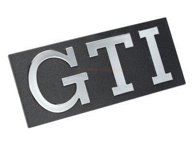 "GTI" Schriftzug Grill vorne Golf 2