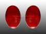 Rücklichtglas Paar Rot Käfer 61-67 Sparkäfer 68-73