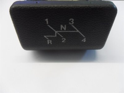 VW Käfer 1200 1300 1500 1302 Aschenbecher schwarz mit Schaltskala