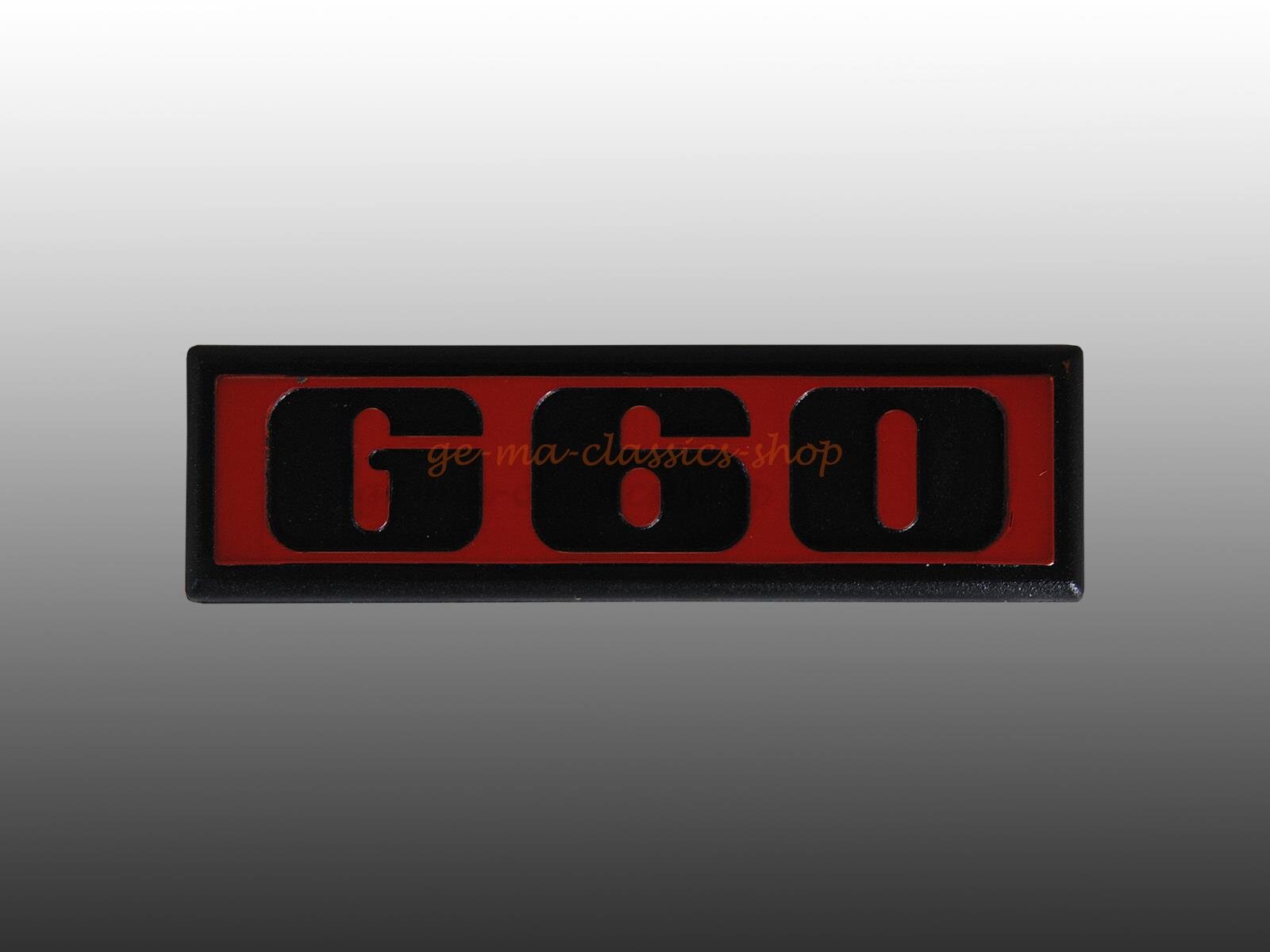 VW Golf 2 G60 Emblem hinten