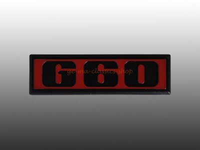 VW Golf 2 G60 Emblem hinten