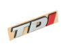 "TDI" Schritzug Emblem für VW Bus T4 Heckklappe Chrom/Rot ORIGINAL NEU
