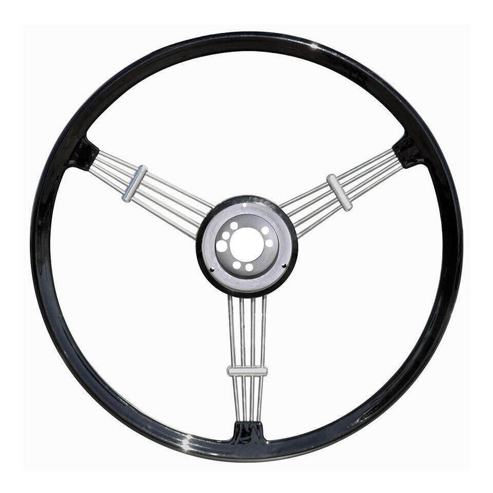 Banjo 3-Speichen Lenkrad schwarz für VW Käfer Karmann Typ3 Typ181 FLAT4