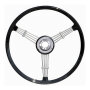 Banjo 3-Speichen Lenkrad schwarz für VW Käfer Karmann Typ3 Typ181 FLAT4