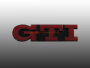 VW Golf 3 GTI Emblem hinten rot  Schriftzug 20 Jahre GTI