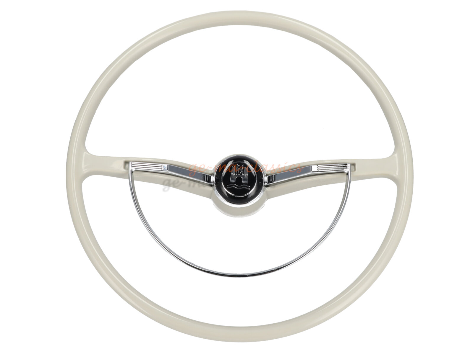 Serien Lenkrad komplett für VW Käfer 60-71 Typ3 62-71 Grau-Beige