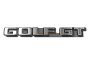 "Golf GT" Schriftzug Emblem für VW Golf 2 schwarz/chrom Original hinten