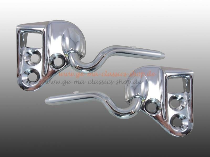 Sonnenblenden Halter für VW Käfer Cabrio BJ 68-72 Chrom