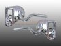 Sonnenblenden Halter für VW Käfer Cabrio BJ 68-72 Chrom