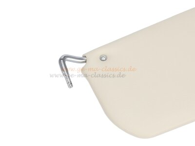 Sonnenblenden Käfer-Cabrio 65-72 WEISS