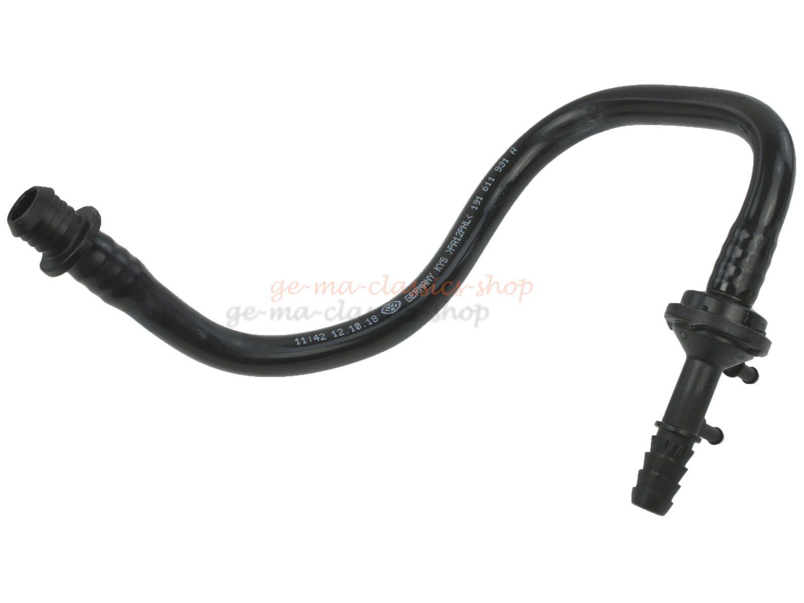 Unterdruckrohr mit Rückschlagventil Bremse VW Golf / Jetta 2 Passat 35i Original
