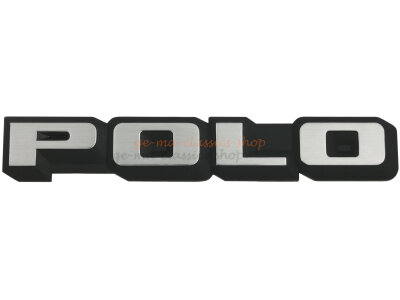 "POLO" Schriftzug schwarz/chrom für VW...