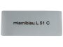 Aufkleber "miamiblau L 51 C" Farbcode Sticker