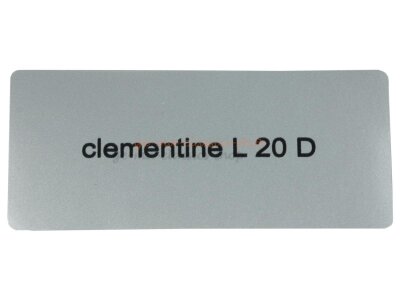 Aufkleber &quot;clementine L 20 D&quot; Farbcode Sticker