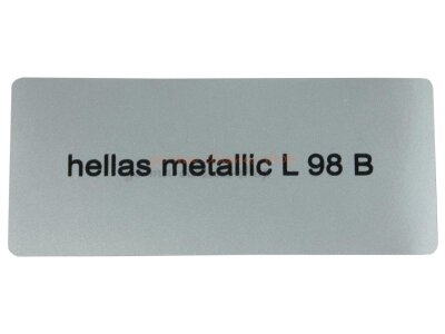 Aufkleber "hellas metallic L 98 B" Farbcode...