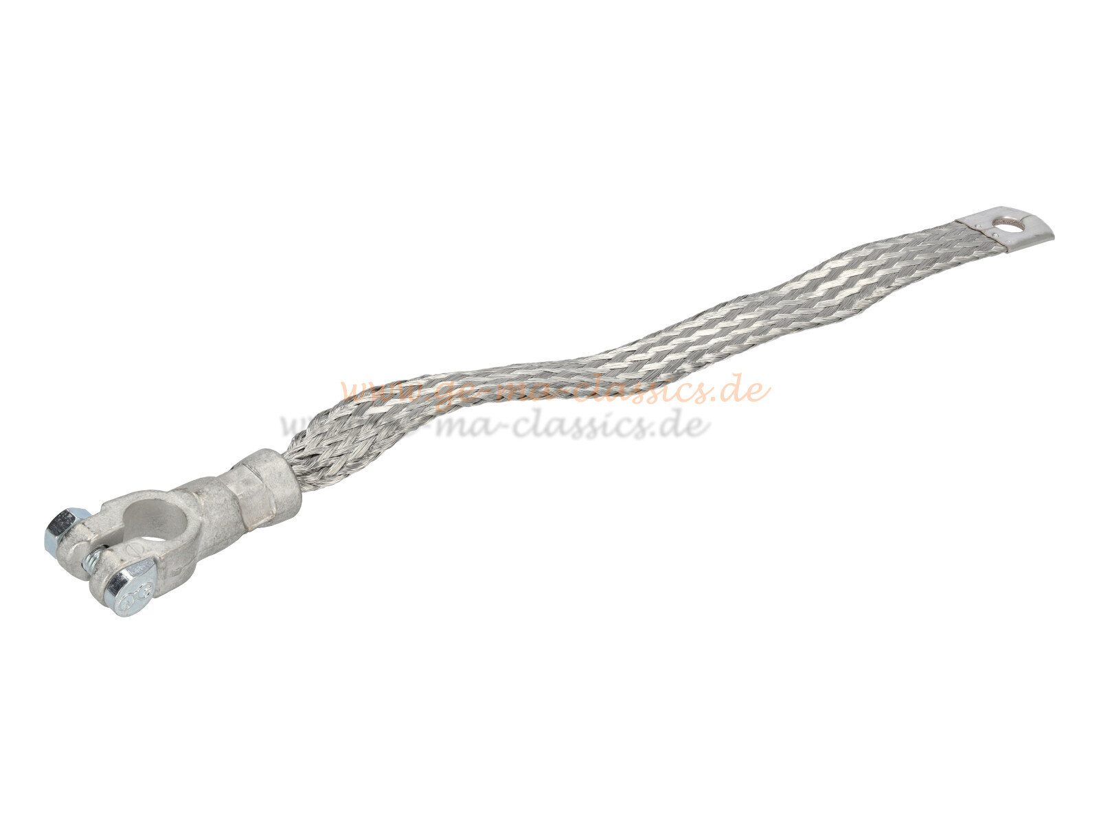 Masseband Batterie/Chassis 33cm mit Batterieklemme für VW Käfer 46-79
