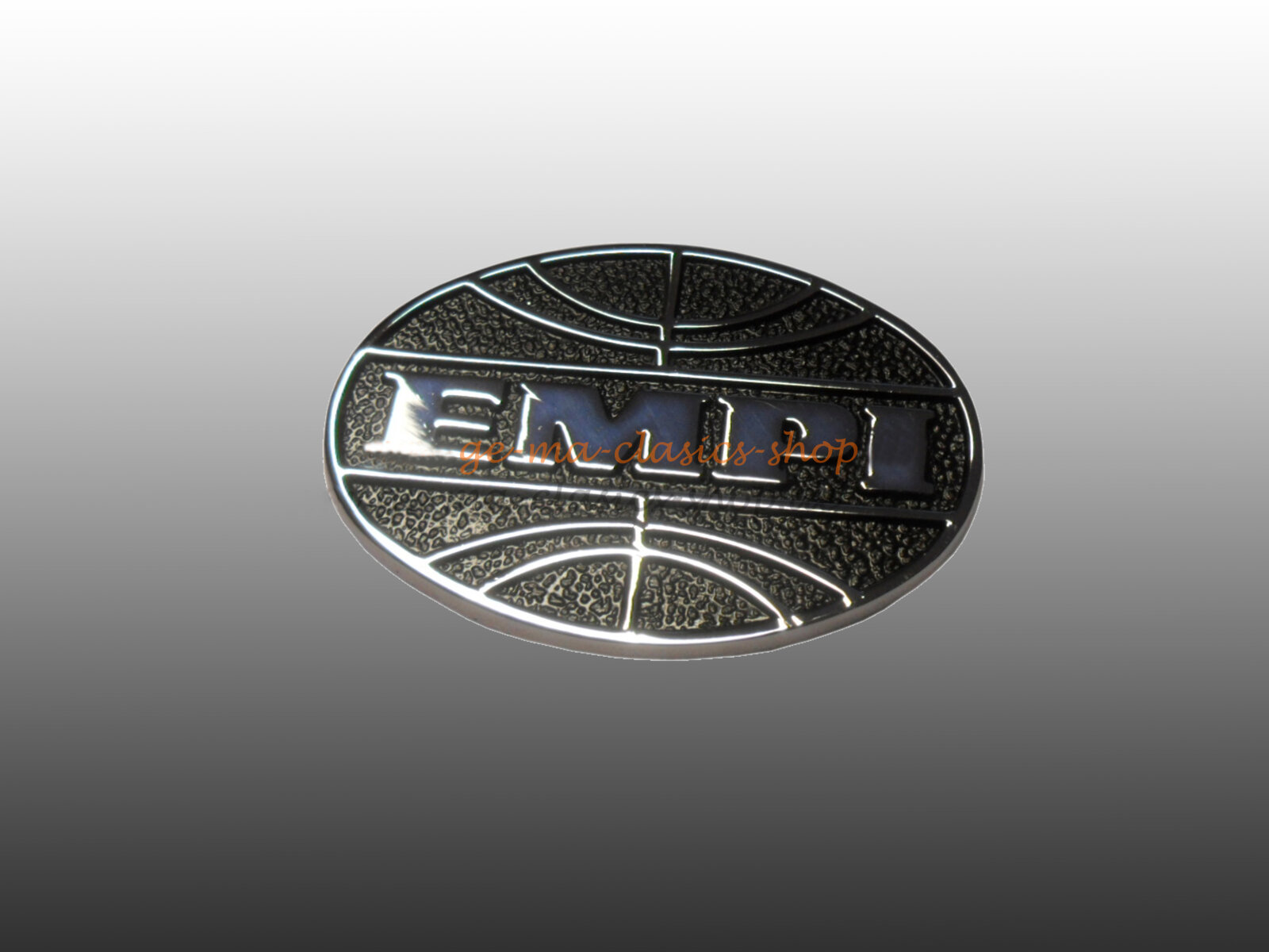 EMPI Emblem f&uuml;r VW K&auml;fer Chrom Rund