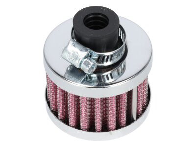 Chrom Motorentlüftungsfilter