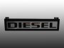 "DIESEL" Schriftzug Emblem vorne im Kühlergrill für VW Golf 2 & Jetta 2