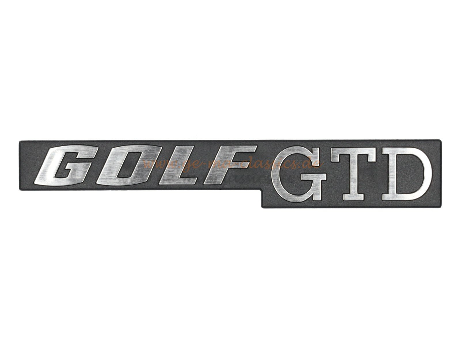 &quot;GOLF GTD&quot; Schriftzug hinten Golf 1