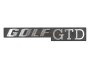 &quot;GOLF GTD&quot; Schriftzug hinten Golf 1