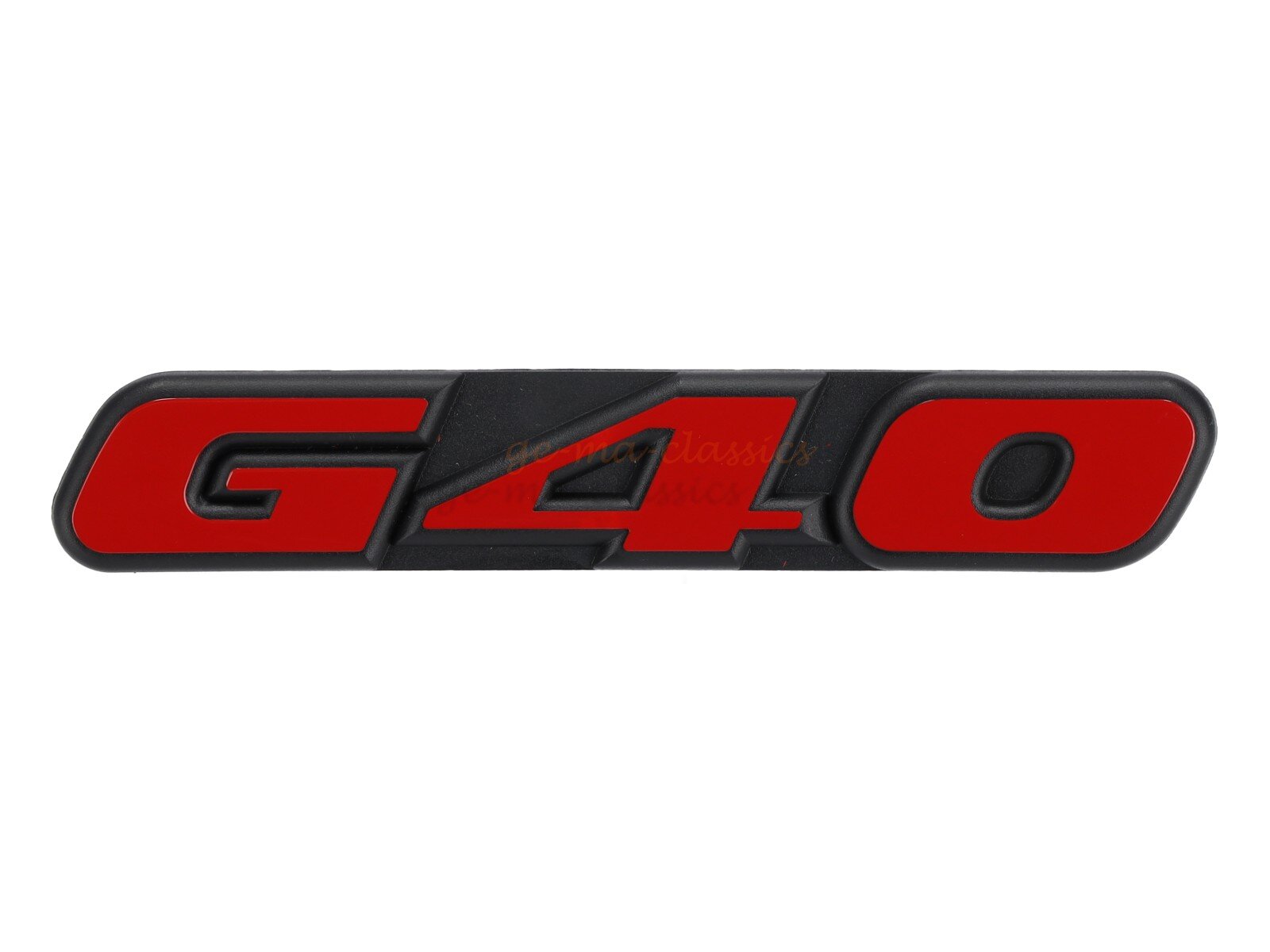 VW Polo G40 Schriftzug Kühlergrill vorne rot Polo 3 86C 2F