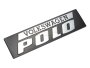 "VOLKSWAGEN POLO" Schriftzug hinten Polo 1