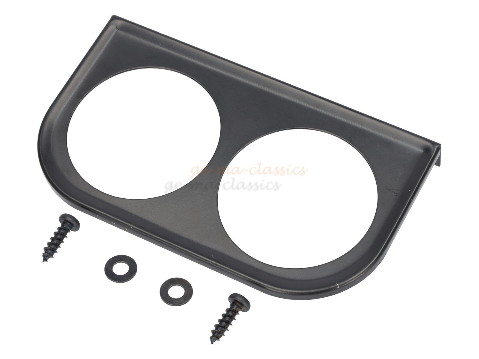 Instrumentenhalter schwarz 2-Loch Ø 52mm für Zusatzinstrumente