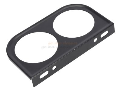 Instrumentenhalter schwarz 2-Loch Ø 52mm für Zusatzinstrumente