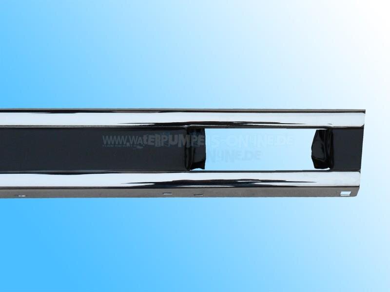Frontstoßstange chrom mit schwarzem Streifen für VW Golf 1