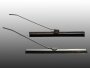 Wischerblätter mit Arm für VW Käfer Ovali 1/54-7/57 Silber 185mm PAAR