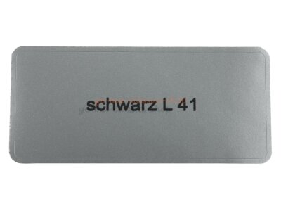 Aufkleber &quot;schwarz L 41&quot; Farbcode Sticker