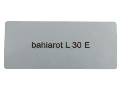 Aufkleber "bahiarot L 30 E" Farbcode Sticker