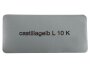 Aufkleber "castillagelb L 10 K" Farbcode Sticker